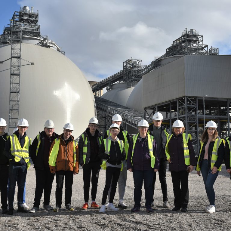 Wakefield College visits Europe's biggest carbon saving project